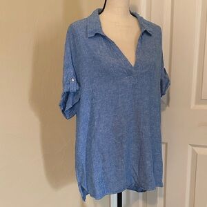 Tahari Blue Women's Blouse